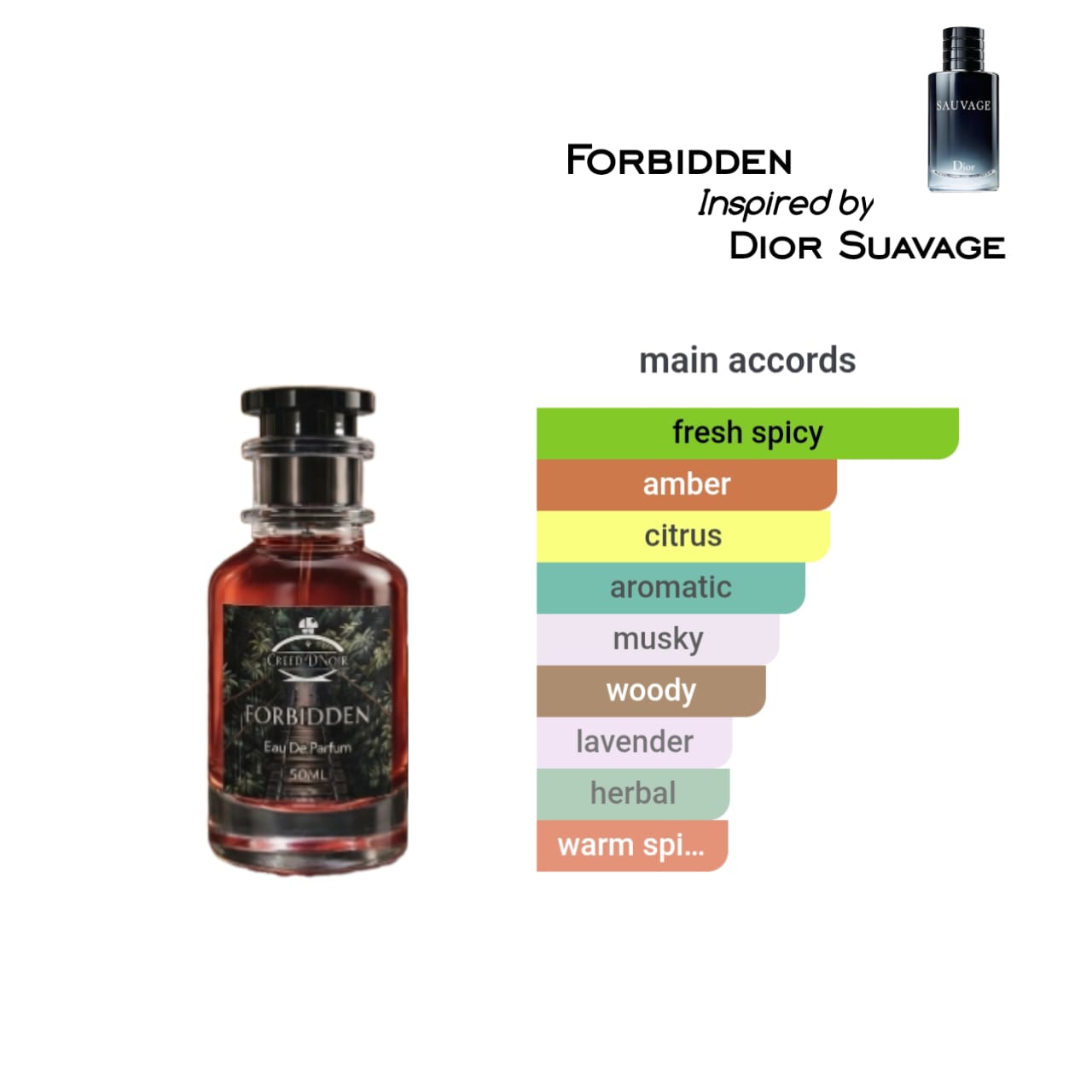 Forbidden Eau De Parfum – 50ML Luxury Fragrance